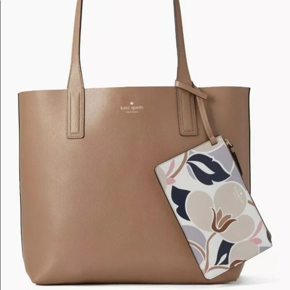 KATE SPADE MYA BREEZY FLORAL TOTE BAG REVERSIBLE - Picture 8 of 8